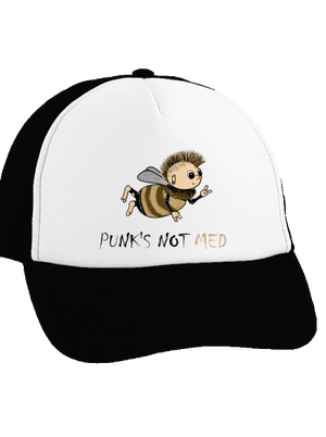 Punks Not Med šiltovka truckerka Black cap
