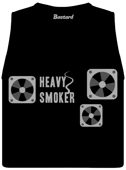 Heavy smoker dámske tielko voľné Black