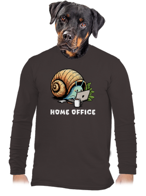 Slimákov home office pánske dlhý rukáv Bear Brown