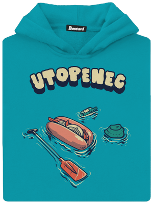 Utopenec detská mikina klokanka Hawaiian Blue