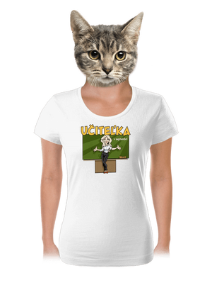 Učitel'ka v septembri dámske tričko White