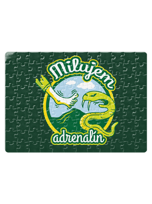 Milujem adrenalín puzzle White