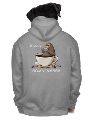 V presse pánska mikina na zips Light Melange