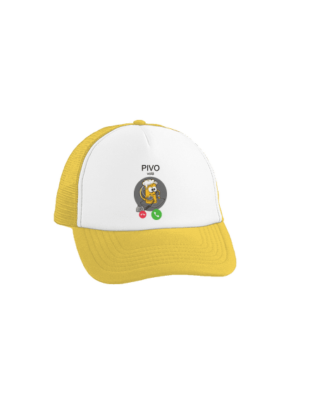 Pívo volá šiltovka truckerka Sunflower cap