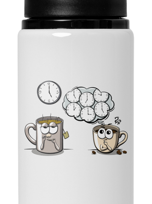 Čaj o piatej, káva stále flaša na vodu White