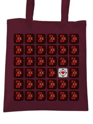 Pexeso taška Burgundy