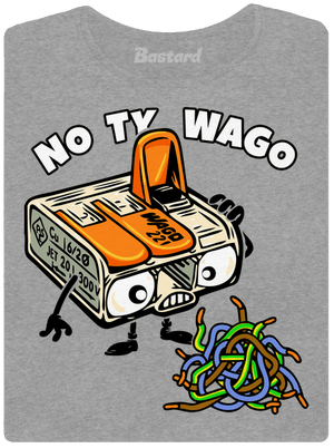 Wago svorka dámske tričko Dark Gray Melange