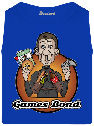 Games Bond pánske tielko Royal Blue