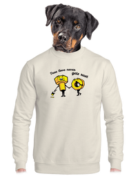 unisex mikina bez kapucne