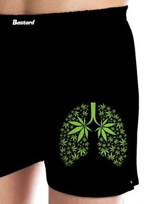 Ganja pľúca pánske trenky Black