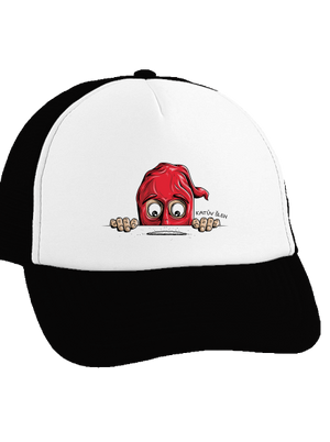 Katův šleh šiltovka truckerka Black cap