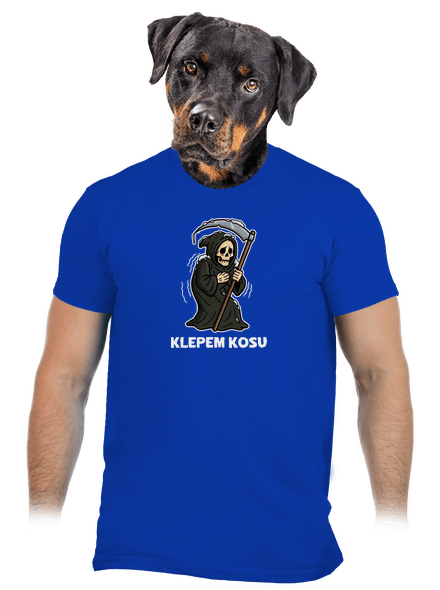 Klepem kosu pánske tričko Royal Blue
