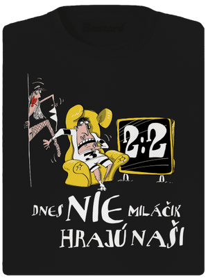 Hrajú naši dámske športové tričko Black