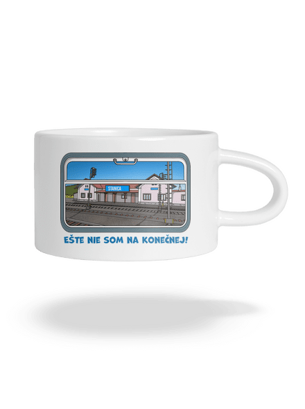 Nie som na konečnej hrnček makronka White