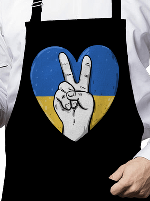 Ukrajina - Mier zástera Black