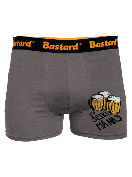 Kto šetrí, má na tri boxerky Gray Melange