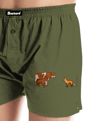 Vůl, pes a vulpes pánske trenky Khaki