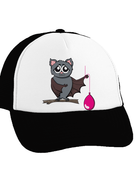 Netopier šiltovka truckerka Black cap