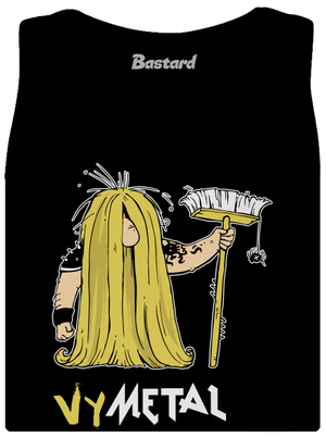 Metalista dámske tielko klasické Black