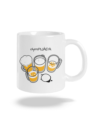 Pijáda klasický hrnček White