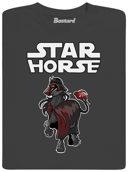 Star horse pánske dlhý rukáv Dark Grey
