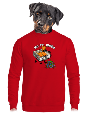 Wago svorka unisex mikina bez kapucne Red