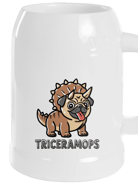 Triceramops polliter White