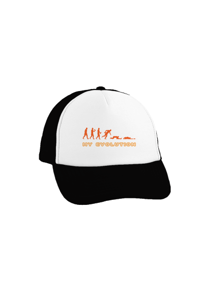 My evolution šiltovka truckerka Black cap