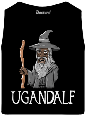 Ugandalf pánske tielko Black