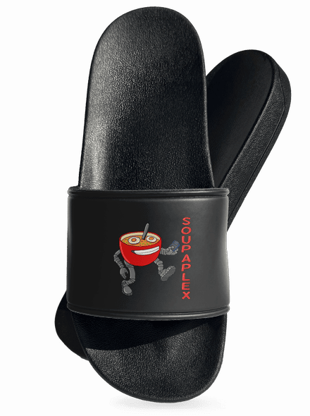 Soupaplex šľapky Black