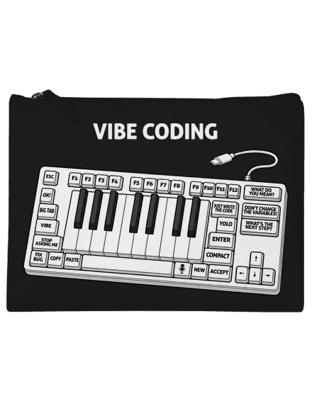 Vibe coding taštička Black