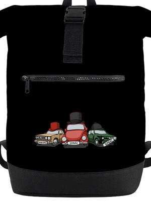 Traja veteráni batoh Black