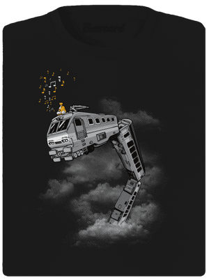 Snake Train dámske športové tričko Black