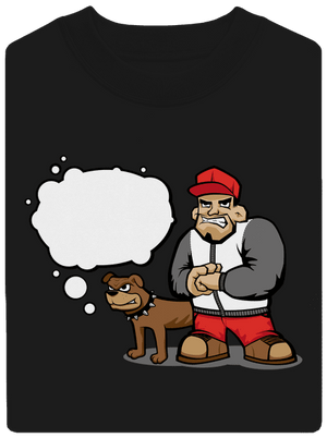 Nehryzem unisex mikina bez kapucne Black