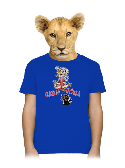 Baba Jóga detské tričko Royal Blue