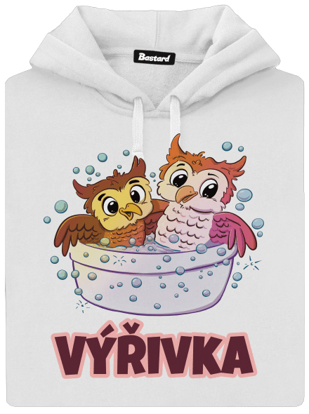 Výřivka dámska mikina klokanka White