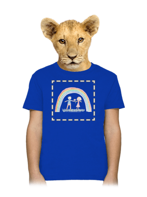 Detské kresby - Nahraj vlastnú detské tričko Royal Blue