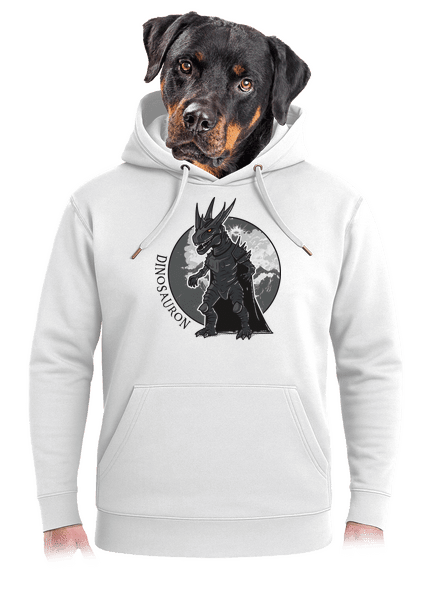 Dinosauron unisex mikina premium Snowwhite