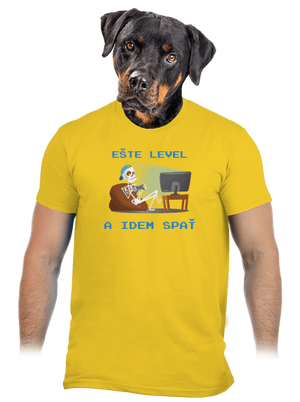 Ešte level pánske tričko Gold