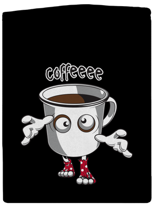 Zombie kafe dámska mikina na zips Black