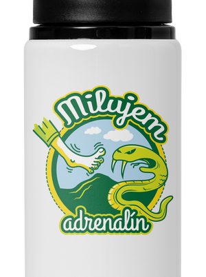 Milujem adrenalín flaša na vodu White