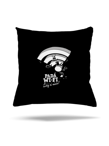 Padá wi-fi vankúš Black