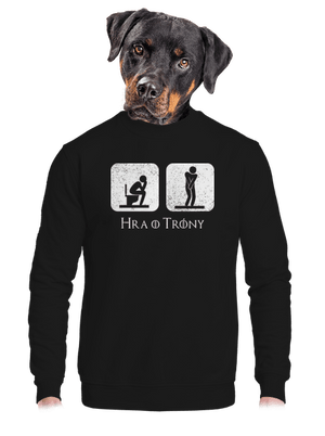 unisex mikina bez kapucne