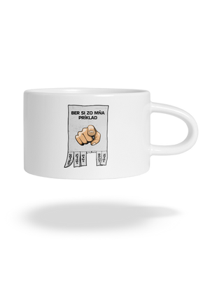 Ber si zo mňa príklad hrnček makronka White