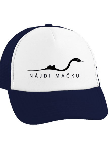 Nájdi mačku šiltovka truckerka French Navy cap