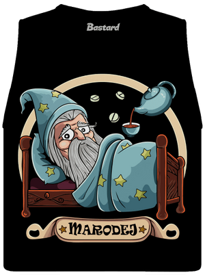 Marodej dámske tielko voľné Black