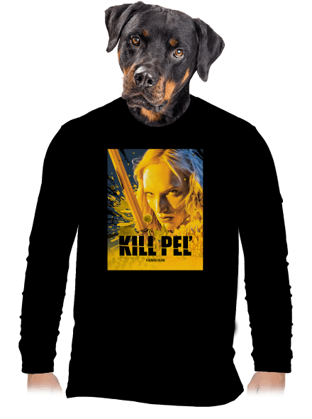Kill Peľ pánske dlhý rukáv Black