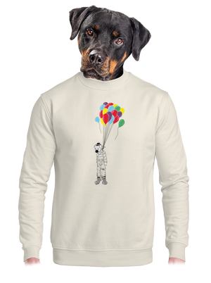 unisex mikina bez kapucne