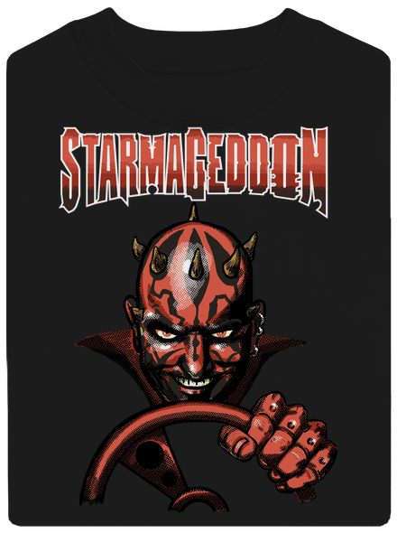 Starmageddon unisex mikina bez kapucne Black