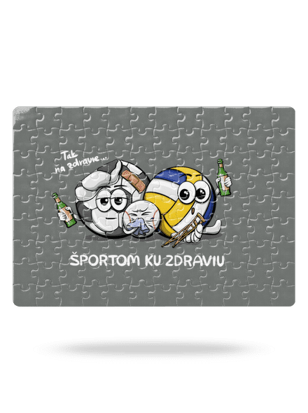 Športom ku zdraviu puzzle White